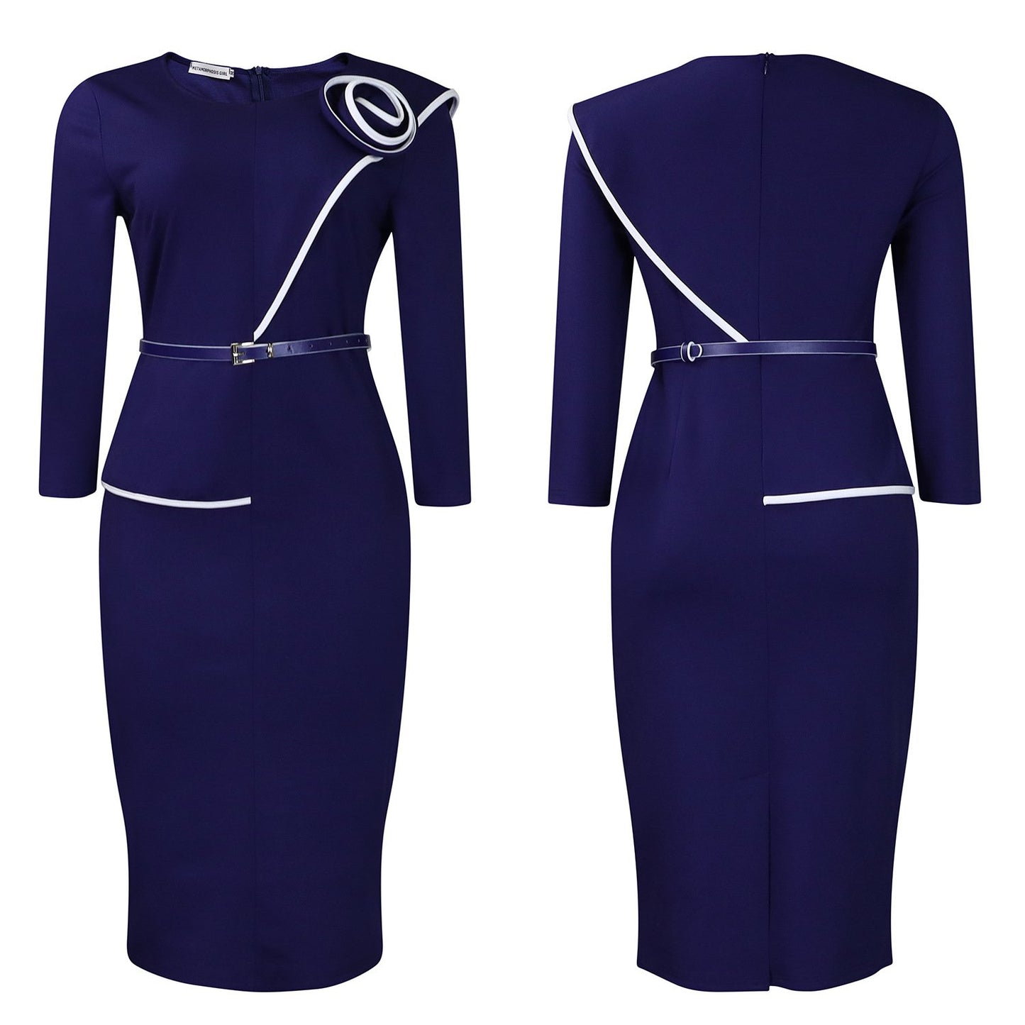 2025 Latest Design Spring Women's Casual Elegant O Collar Long Sleeve Office Women's African Women's Clothing