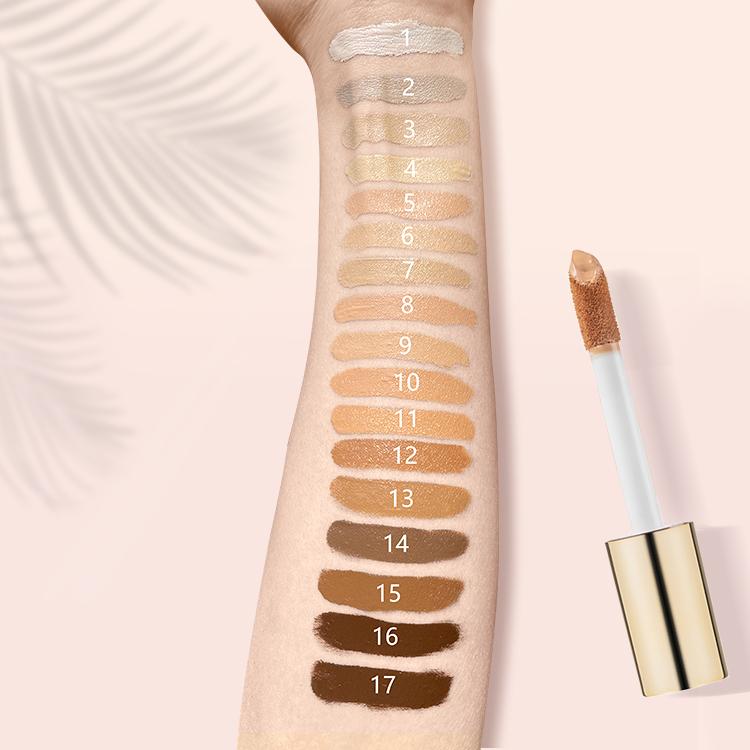 HD Waterproof Long Lasting Cream Concealer Vegan OEM Full Coverage Liquid Concealer