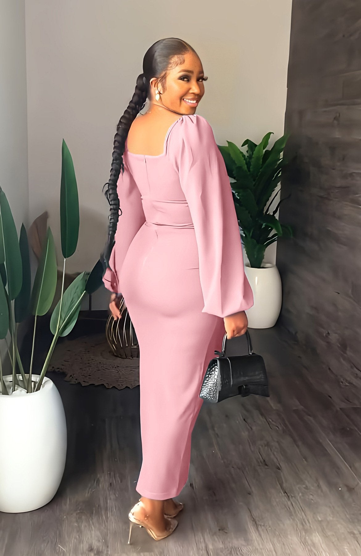 Women's Office Elegant Dress Design Women's Women's Business Dress Long Sleeve Women's Formal Work Clothes