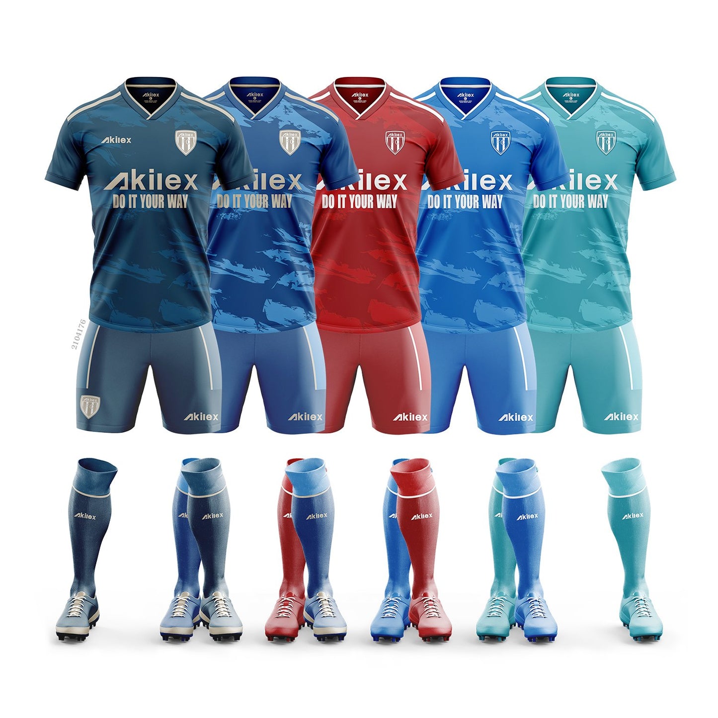 Factory Direct Full Set Of Football Uniform Sublimation Printing Football Uniform Football Shirt Mail Order Football