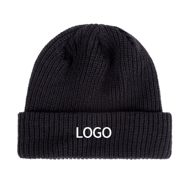 Fashion Autumn Hat Knitted Warm Scarf Men's Women's Wool Skateboard Unisex Hat Winter Knitted Hat Fleece Hat