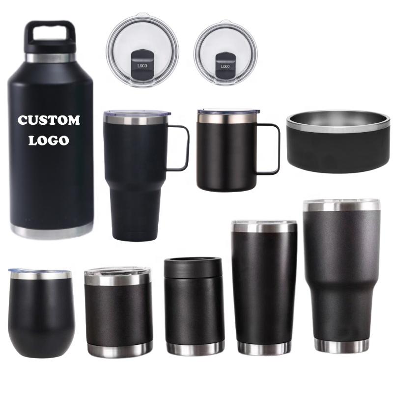 Wholesale Custom Travel Coffee 30 Oz 20 Oz Bulk Stainless Steel Double Wall Beer Mug Outdoor Straw Tumbler Mug