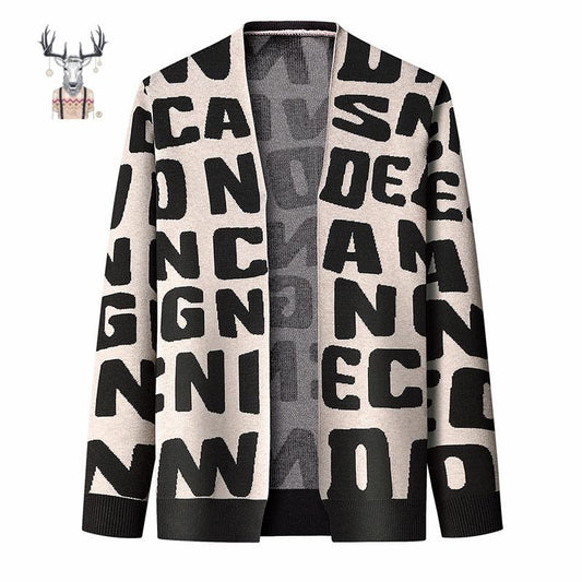 Nanteng Custom Low MOQ 100% Cotton High Quality Long Sleeve Knitted Men's Cardigan Sweater