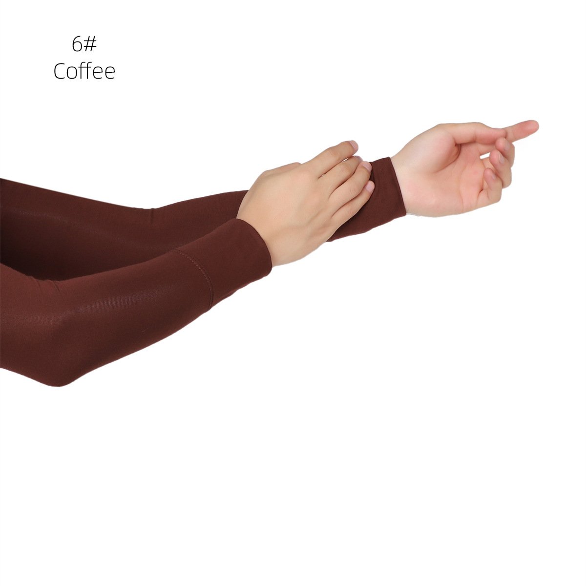 2024 Newest Wholesale Modal Cotton Anti-Glare Sleeve Women Outdoor Sports Elastic Elastic Cool Long Arm Sleeve