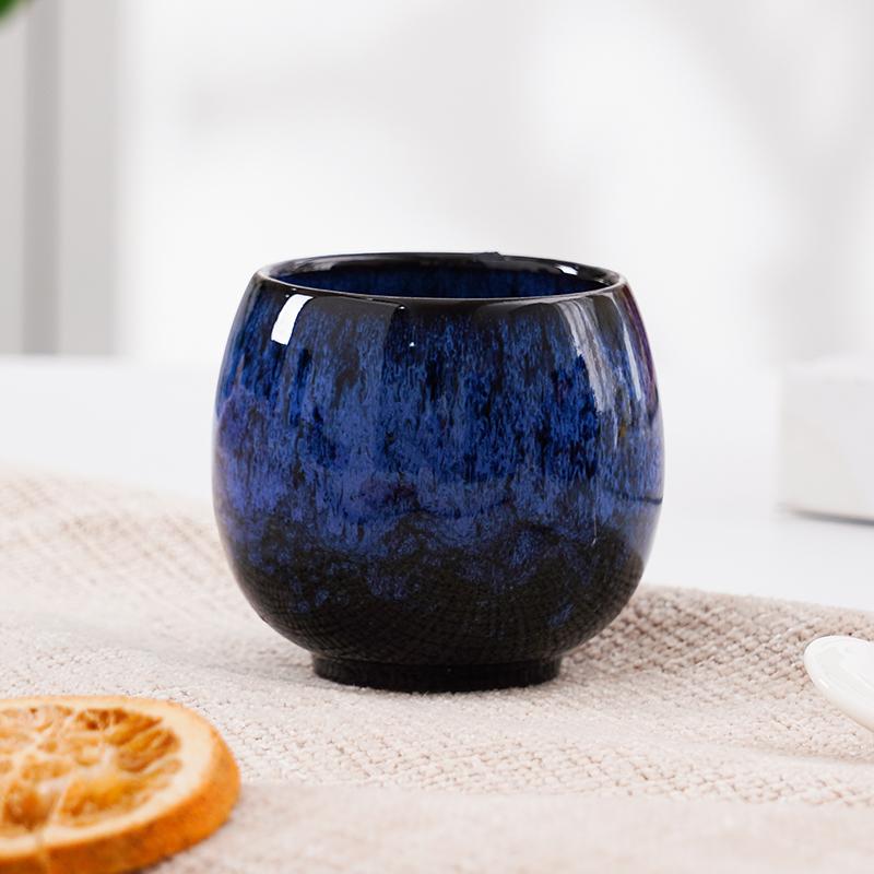Japanese Retro Reactive Glazed Espresso Cup Small Ceramic Tea Cup Suit
