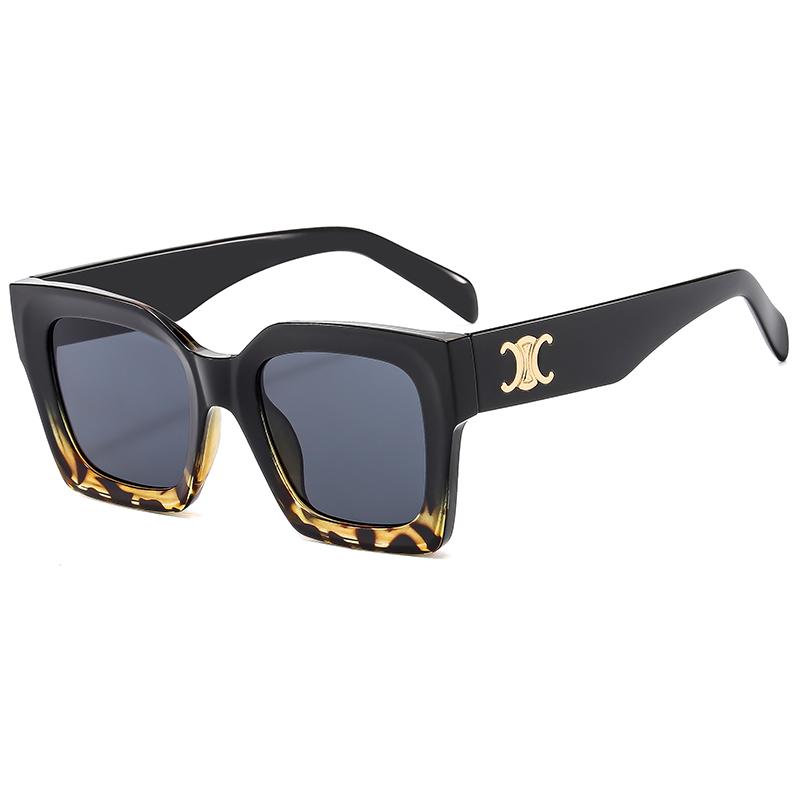 New Listing Retro Women Sunglasses Retro Style Brand Design Box Metal Decorative Sunglasses UV400