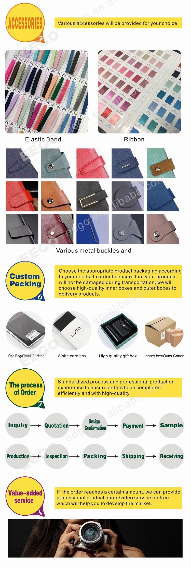 High Quality Business Office Lining Personalized Printing Notebook PU Leather Customized A5 Hardcover Journal Notebook With Logo