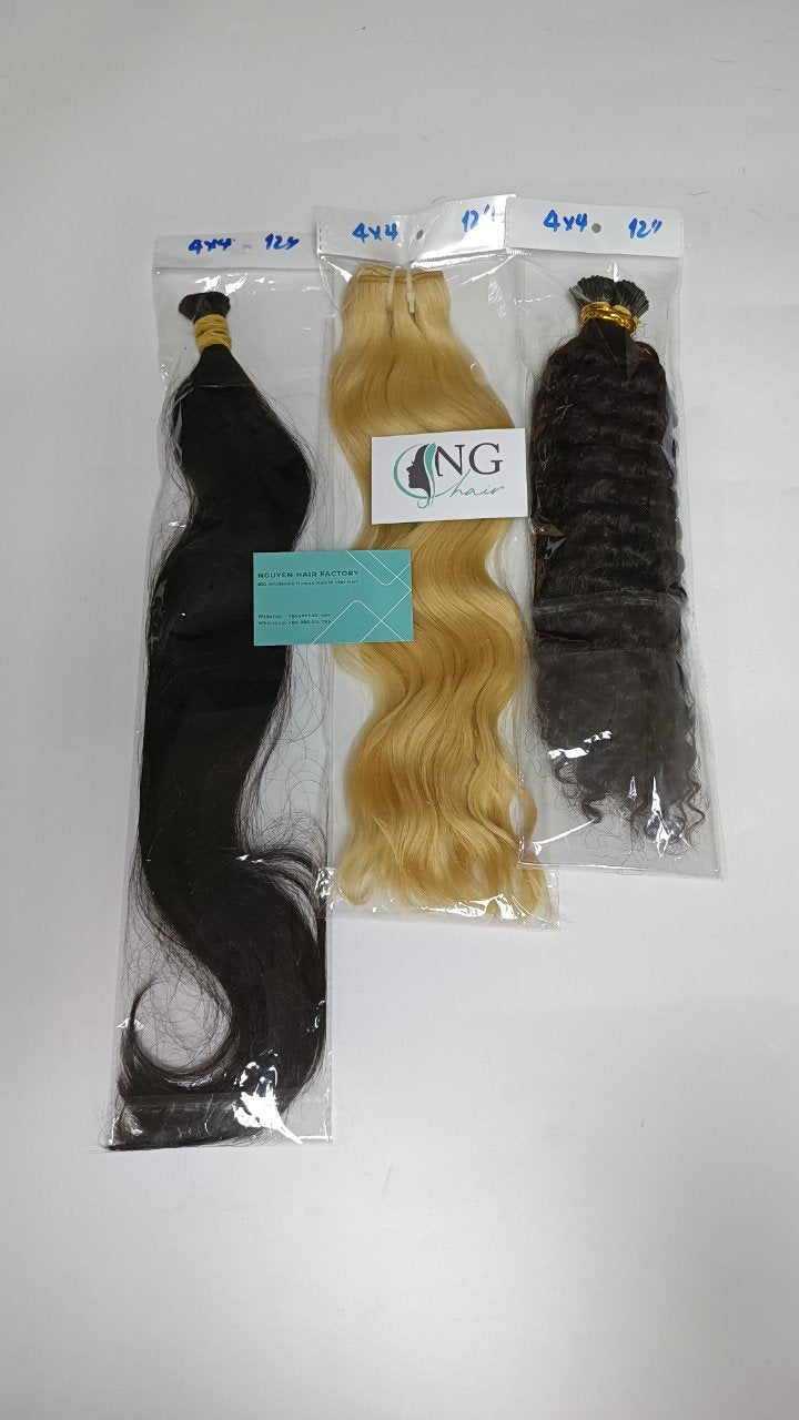 High Quality Transparent Lace HD Lace Loose Crimp Full Set Vietnamese Virgin Women's Hair Wig Without Genius Weft Natural Color