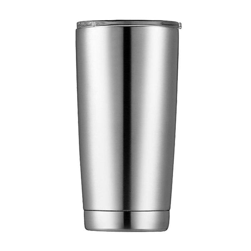 Custom Logo Double Wall 18/8 Stainless Steel 20 Oz Tumbler Travel Mug 20 Oz Powder Coated Coffee Mug Tumbler With Lid And Straw