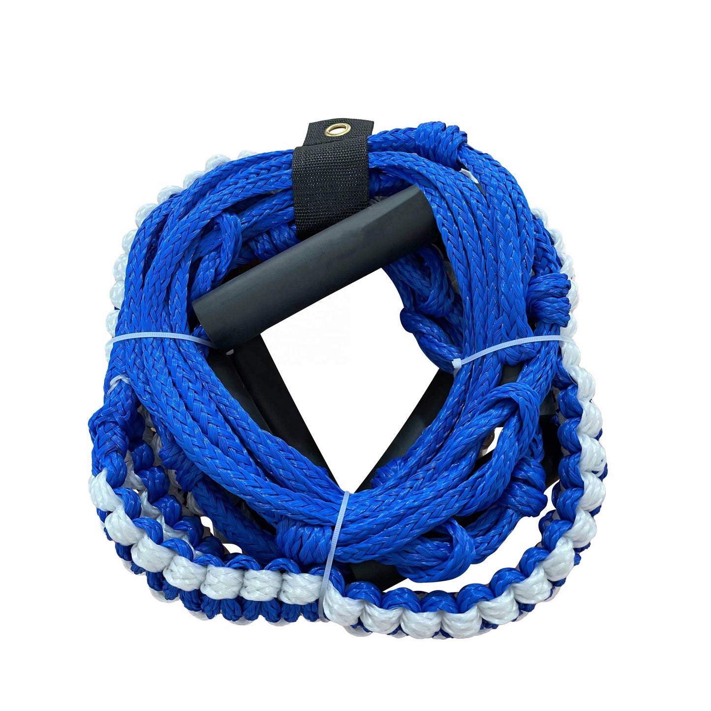 25 Feet 2200 Pounds Woven Woven Water Ski Rope Towing, Used For Boat Surfing Line Water Ski Towing With 10 Inch EVA Handle