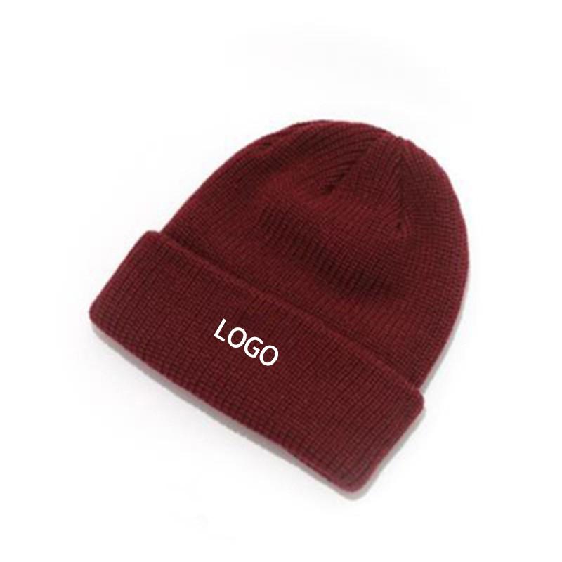Fashion Autumn Hat Knitted Warm Scarf Men's Women's Wool Skateboard Unisex Hat Winter Knitted Hat Fleece Hat
