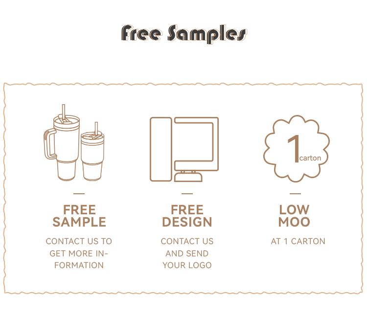 2025 Free Sample Travel Mug Stainless Steel Double Wall Vacuum Insulated Custom Coffee Cup 40 Oz Tumbler With Handle