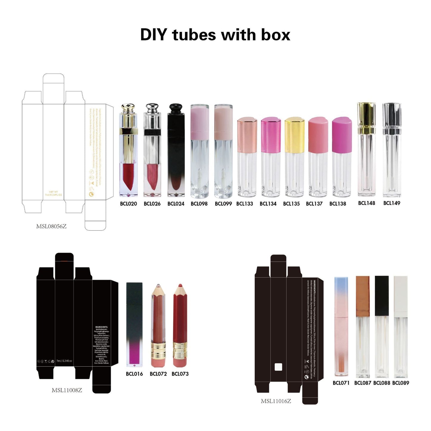 Wholesale No Logo Waterproof Gloss Vegetarian Matte Lip Gloss Private Label Luxury Micro Gloss Lip Gloss Base DIY Lip Gloss