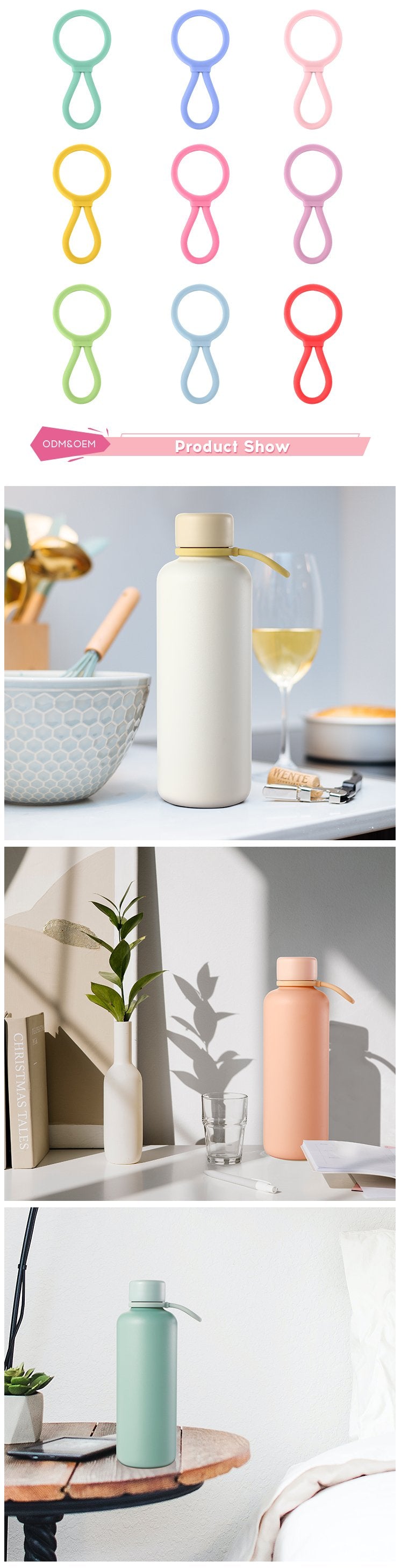 Factory Price Wholesale Insulated Stainless Steel Water Bottle With Lid And Suction Cup