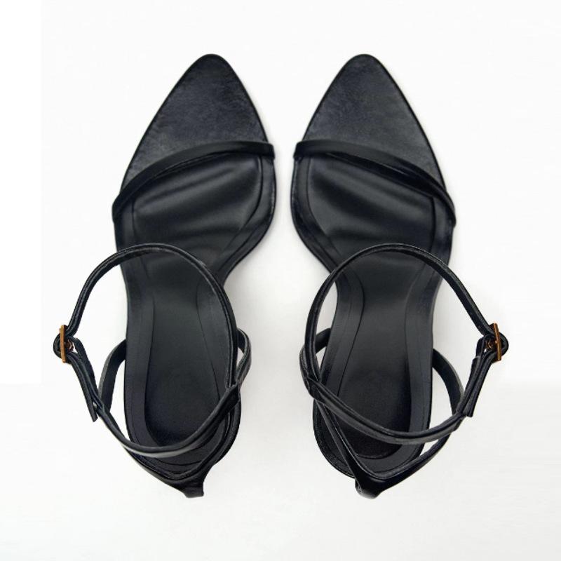 2024 Summer Fashion Women's High Heels Buckle Belt Party High Heels