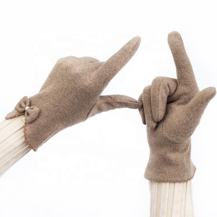 Factory Direct Winter Windproof Touch Finger Cashmere Gloves