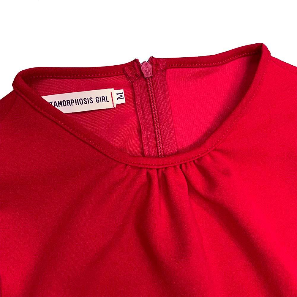 2023 New Plus Size Women's Summer New Short Sleeve Pleated Solid Color Plus Size Dress Women's Elegant