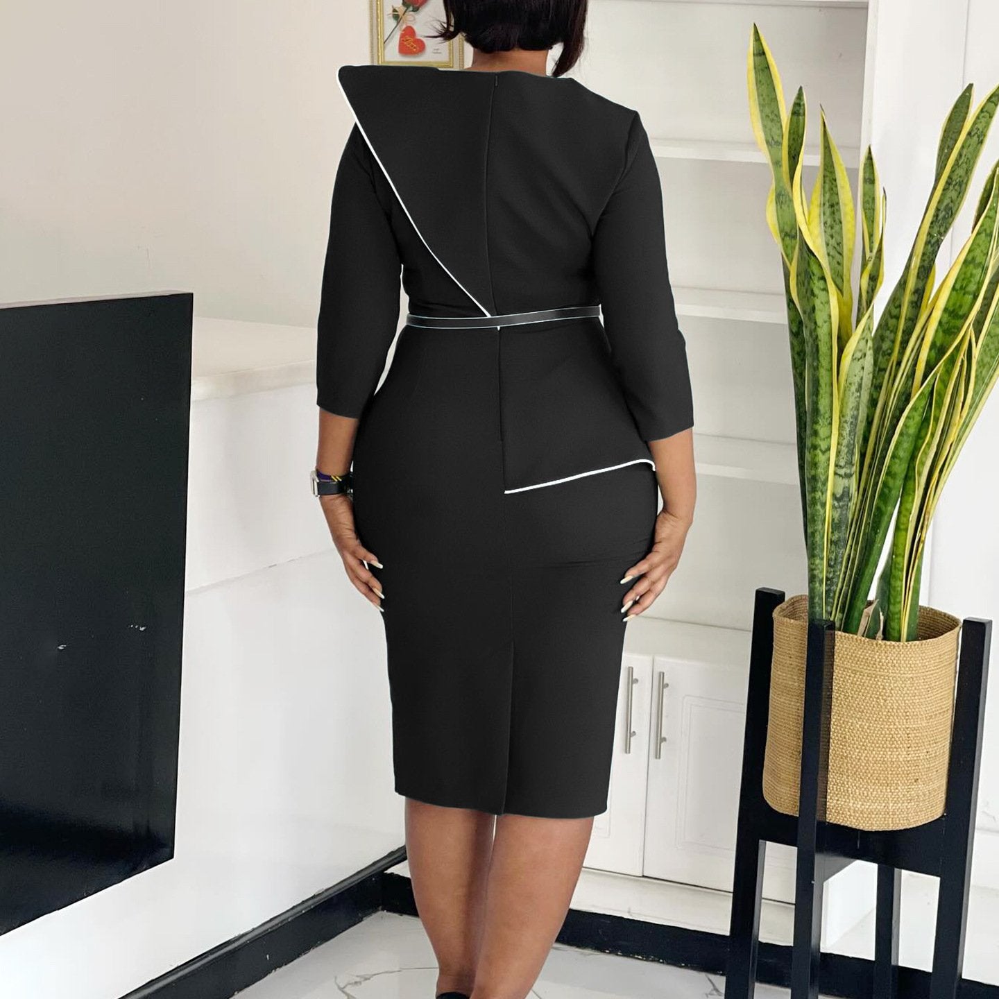 2025 Latest Design Spring Women's Casual Elegant O Collar Long Sleeve Office Women's African Women's Clothing