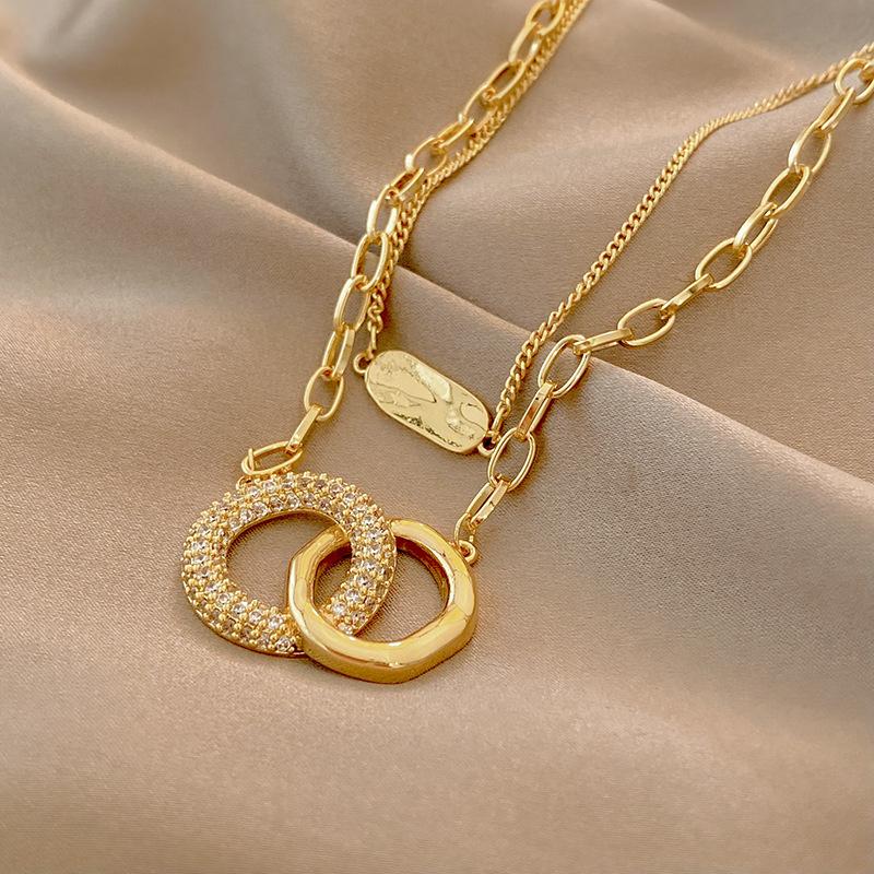 Cadena Para Mujer 18k Gold Plated Butterfly Heart Shaped Clover Custom Women's Necklace Stainless Steel Jewelry Necklace