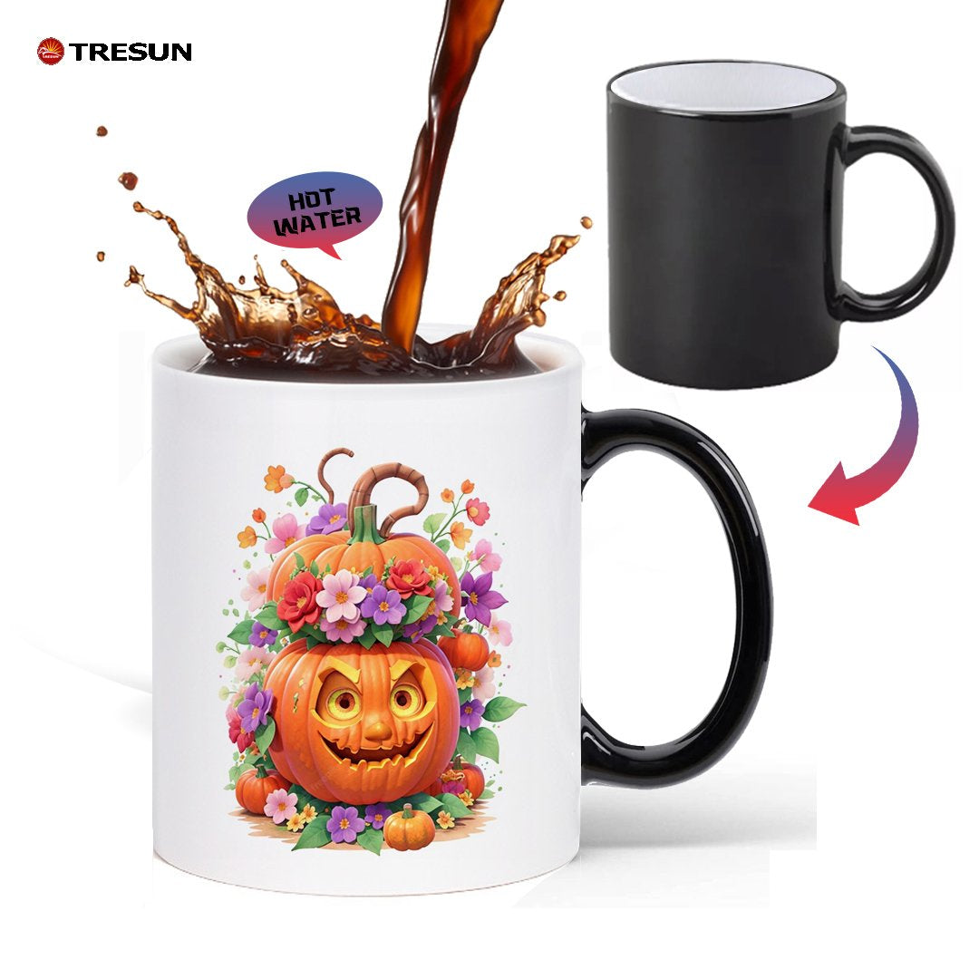 11 Oz Gift Box Modern Custom Printed Logo Ceramic Hot Coffee Water Sublimation Thermochromic Magic Mug