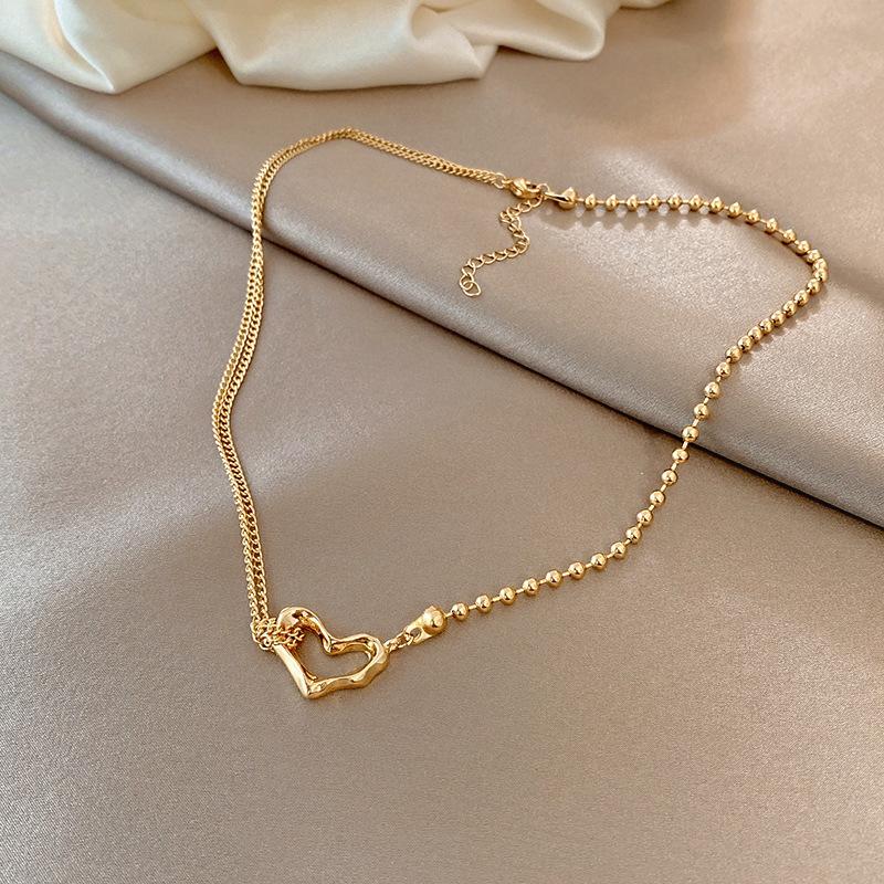 Cadena Para Mujer 18k Gold Plated Butterfly Heart Shaped Clover Custom Women's Necklace Stainless Steel Jewelry Necklace