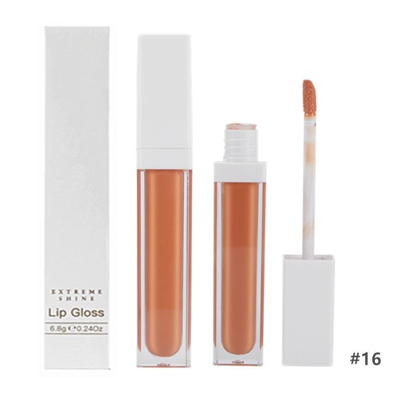 New Makeup Lip Gloss Cosmetics Liquid Vegetarian Organic Gloss Plump Fruit Nude Transparent Custom Private Label Lip Gloss