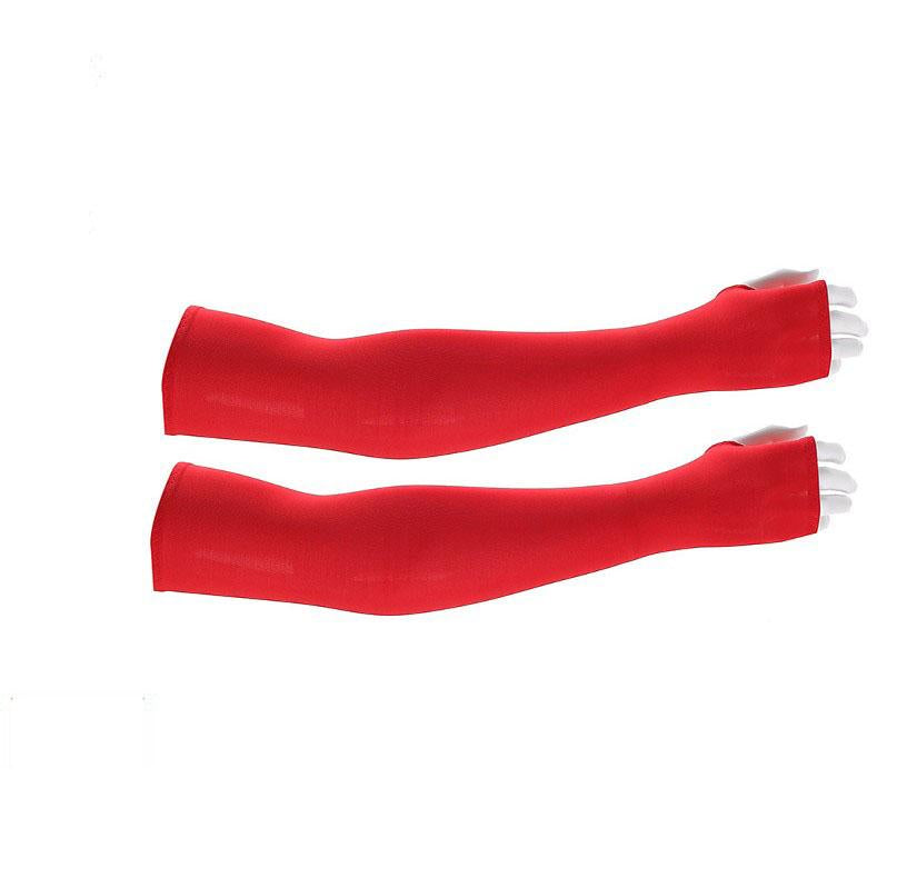 Wholesale Adult Cooling Arm Sleeve Long Finger-free Gloves Non-slip Sunscreen Arm Sleeve