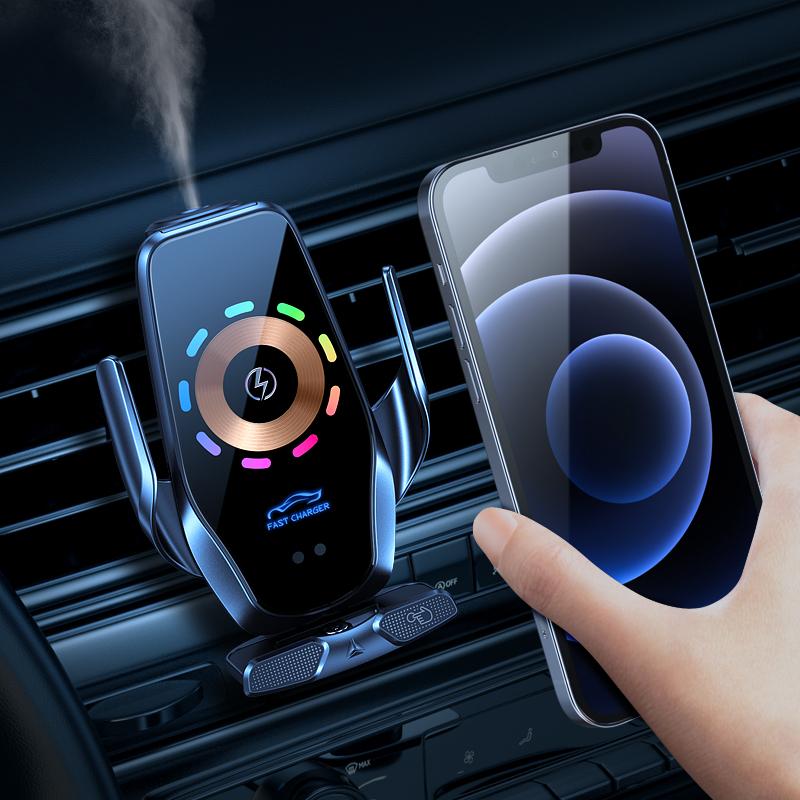 Wireless Car Charger Fast Charging Mobile Phone Holder Car Aromatherapy Holder Mobile Phone Holder Wireless Charger Mobile Holder