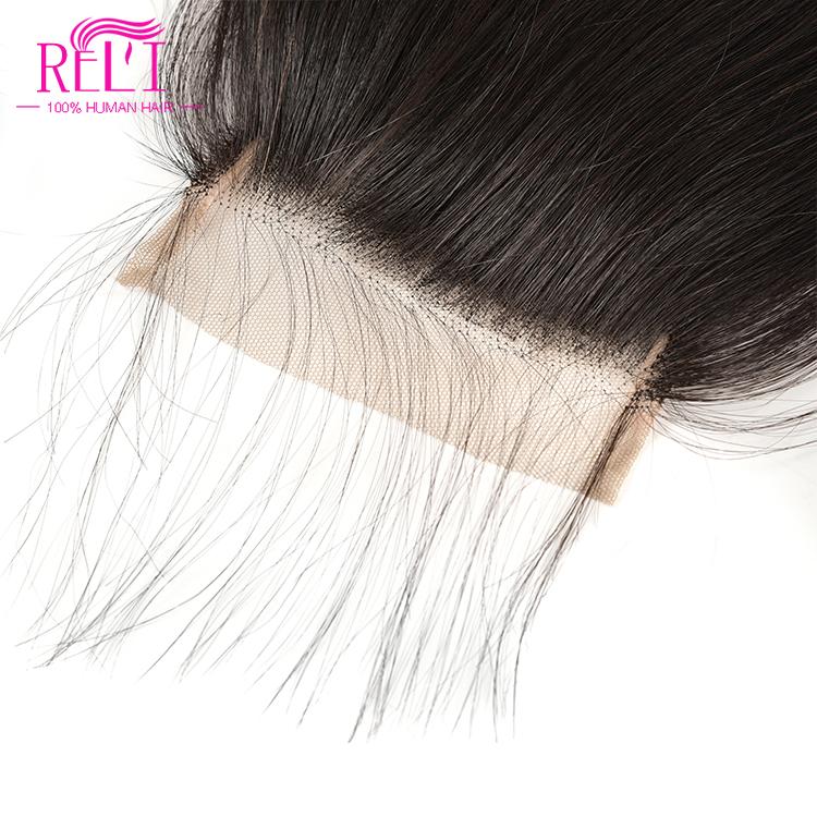 Top Quality 4*4 5*5 6*6 Transparent High Definition Straight Lace Sealing 100% Unprocessed Brazilian Hair Original Human Hair
