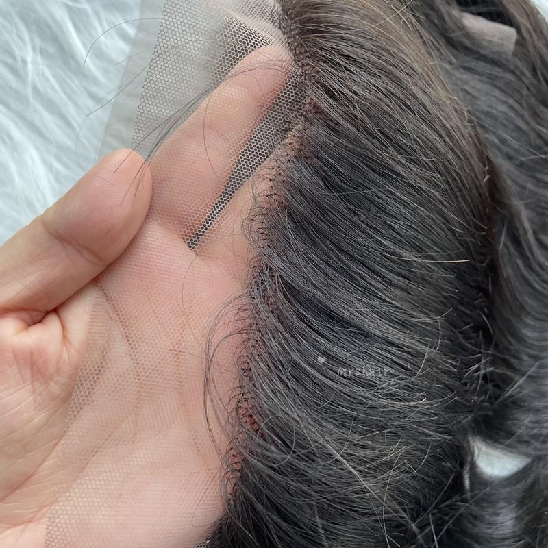 Raw Indian Hair Supplier 360 Lace Front Closure Package Hair With HD Lace Closure Natural Human Hair Bundle With Closure Suit