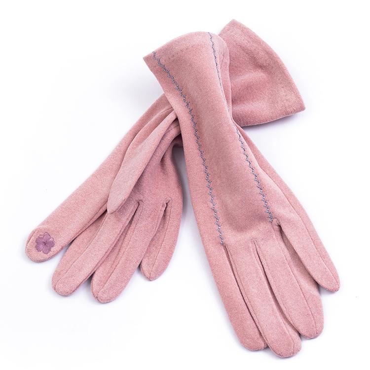 Hot Sale Winter Warm Artificial Wool Cuff Gloves Women Fashion Fleece Touch Screen Gloves