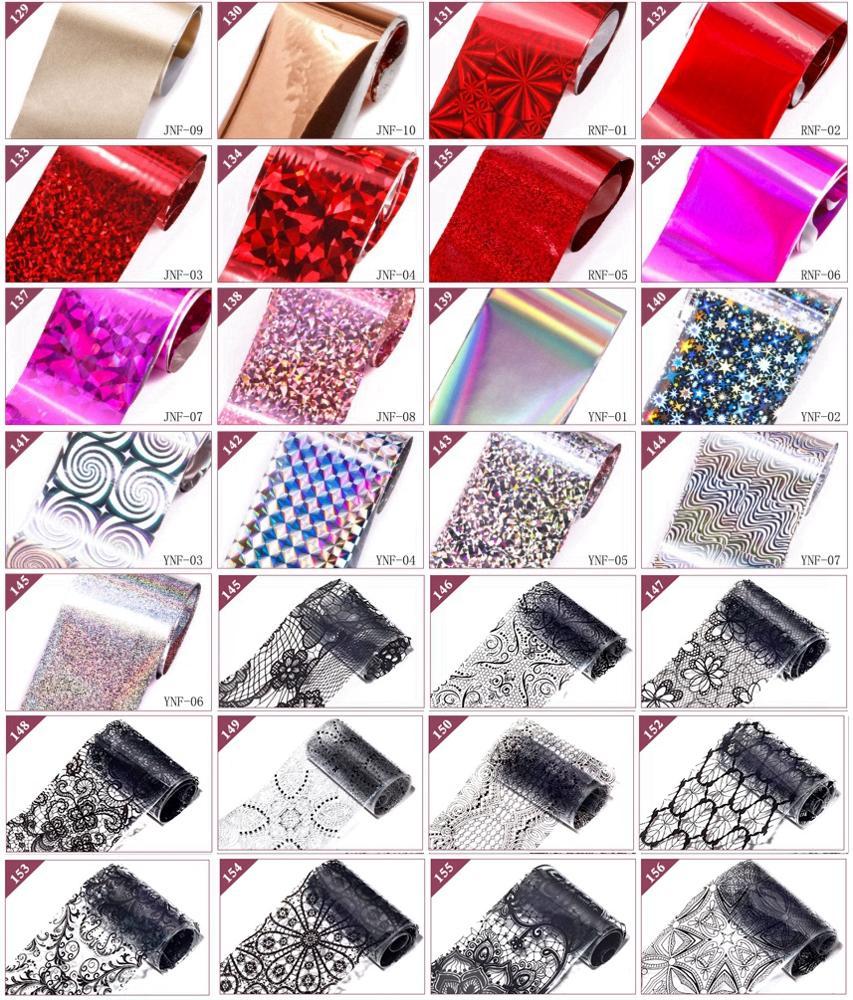 Wholesale Over 400 Design Plastic Paper Nail Transfer Foil Sticker Decals In Stock