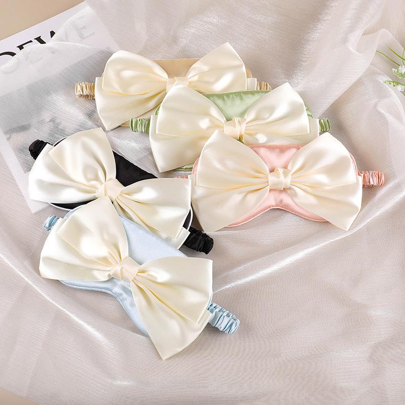 2024 New Bow Eye Mask Gift Silk Eye Mask & Accessories