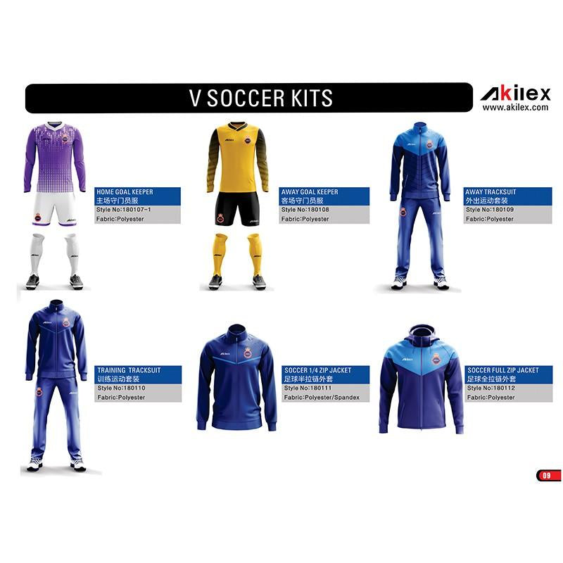 Custom New Design High Quality Factory Original Soccer Full Set Soccer Team Uniform Training Men Soccer Set For Sale