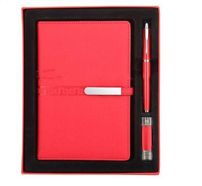 Corporate Gift Souvenirs Customized Logo For Guests Notebook Journal With Pen And Flask Umbrella USB Power Bank