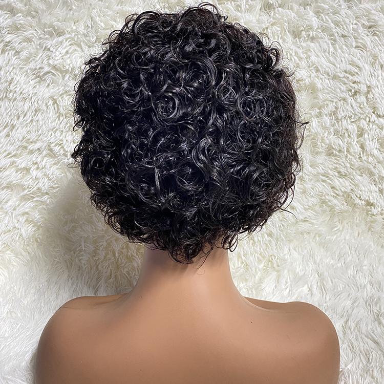 Factory Hot Sale Custom Curly Hair Wig Virgin Hair Lace Front Wig Real Hair Suit