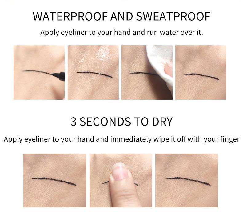New Fashion Wholesale Makeup Thin Smooth Eyeliner Liquid Durable Waterproof Eyeliner Pen