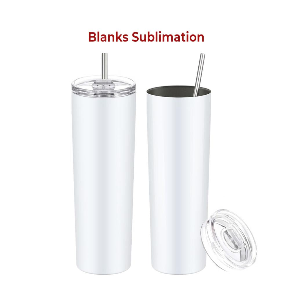 Wholesale Custom Logo 20 Oz Double Wall Stainless Steel Travel Mug Insulated Straight Thin Tumbler Cup Bulk