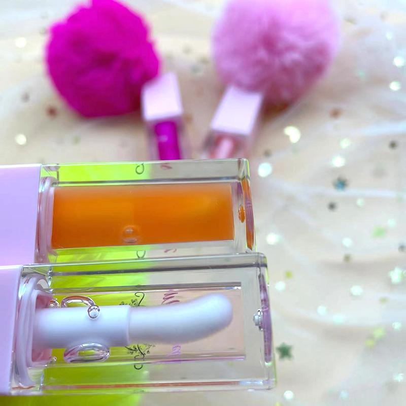 Wholesale Mini Plump Moisturizing Tone Magic Lip Oil Vegetarian Fruit Shimmer Lip Oil Private Label Liquid Clear Lip Gloss