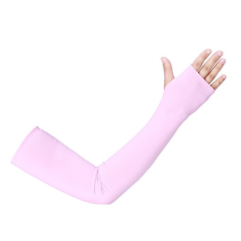 Wholesale Adult Cooling Arm Sleeve Long Finger-free Gloves Non-slip Sunscreen Arm Sleeve