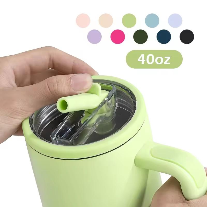 Chufeng 2024 New 40 Oz Anti-leakage Roller Bottle Insulated Vacuum 40 Oz Travel Mug With Handle