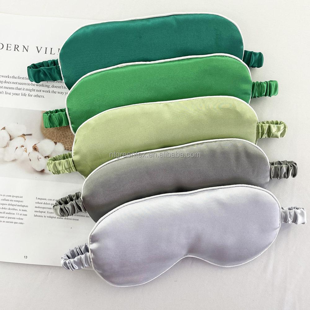 Ready To Ship Smooth And Soft Silk Satin Sleep Eye Mask 35 Color In Stock Wholesale Generation Eye Mask And Accessories