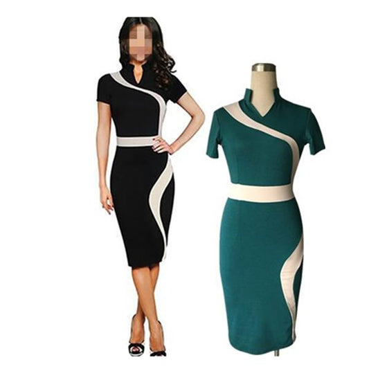 Office Ladies Fashion Suit Dress Ladies Elegant Dress