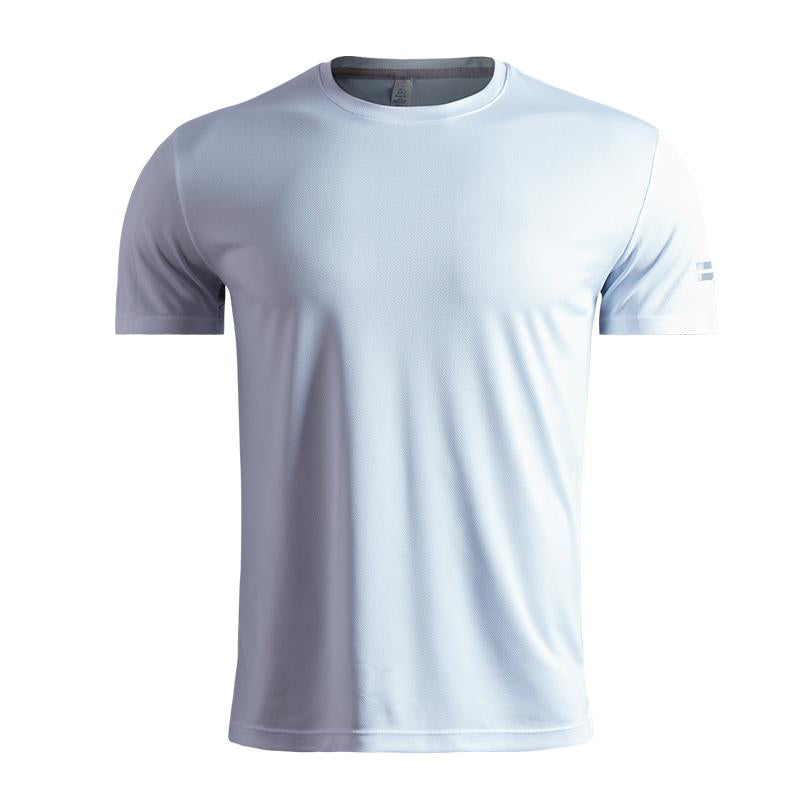 Custom Sports T-shirt Gym Men Running Fitness C Print Summer Casual Wear