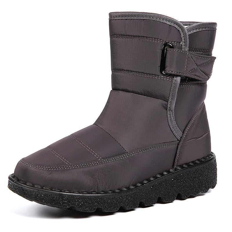 Customized Winter Warm Waterproof Casual Shoes Boots Women's Plus Size Fur Snow Boots Women's Cloth-covered Snow Boots