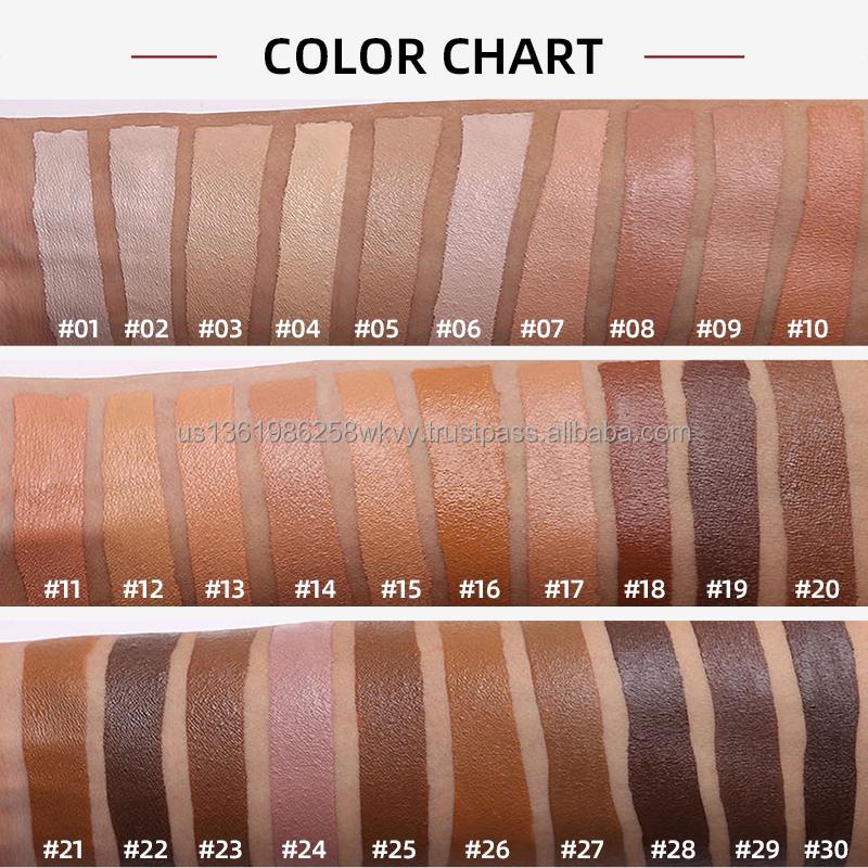 High Quality Private Label Vegetarian Full Coverage Waterproof Concealer Liquid Custom HD Concealer