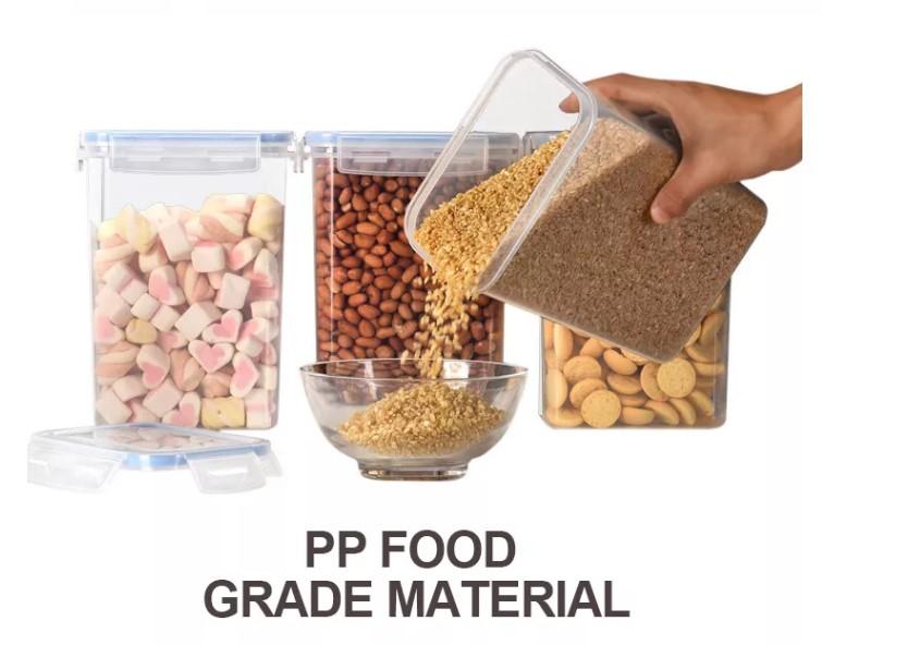 OWNSWING 24-piece Set BPA-free Airtight Plastic Stackable Kitchen Organizer Grain 42 Packs Of Dry Food Storage Box Container