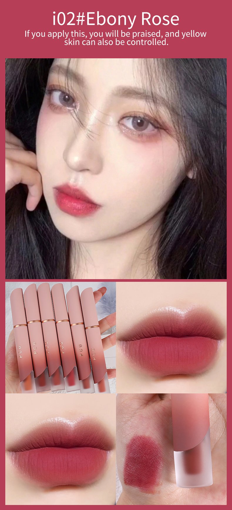 Makeup Lipstick Wholesale Cruelty-free Long-lasting Silky Non-stick Cup Velvet Matte Cream Lip Gloss