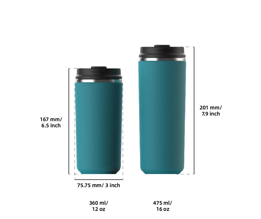 Hot Sale 2-in -1 Coffee Cup Travel New Wine Cup With Lid Straw Vacuum Stainless Steel Cup