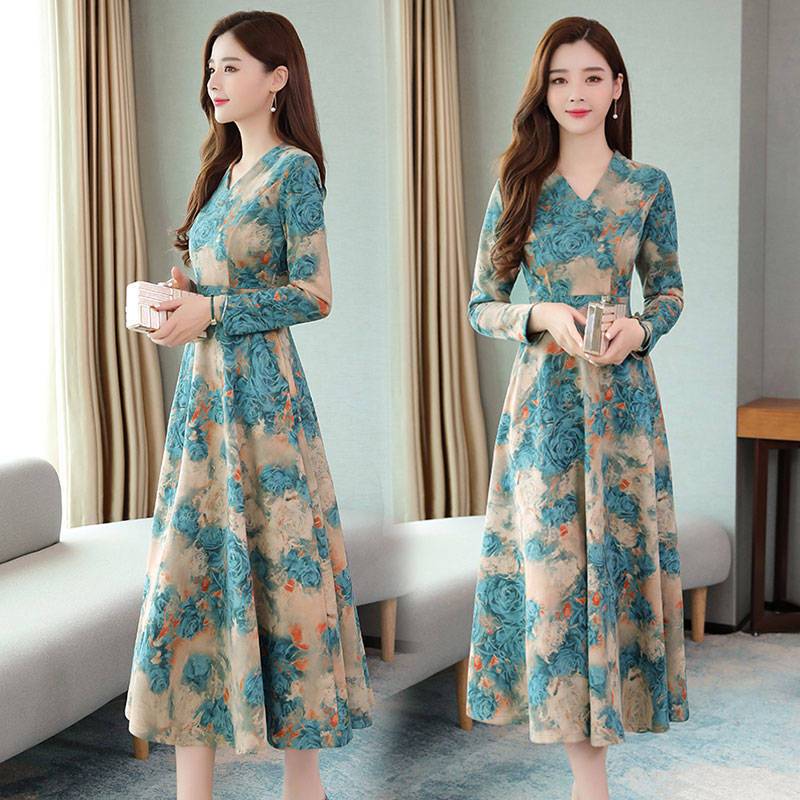 Fashion Women Clothes Long Sleeve Hot Sale Women Dress High Quality European Slim Dress